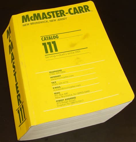 mcmaster catalogue